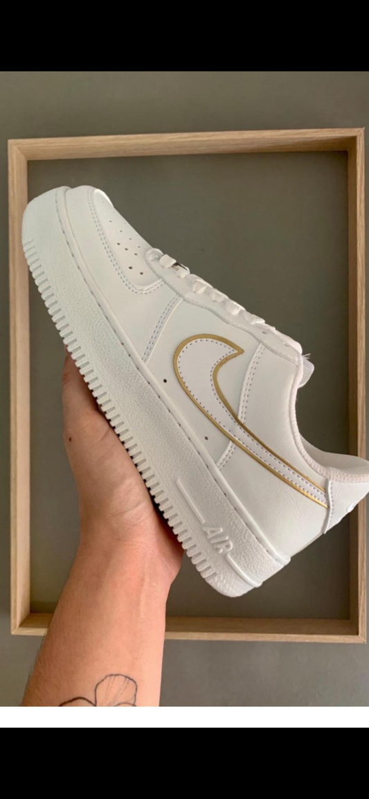 Nike Air Force 1 Line Gold