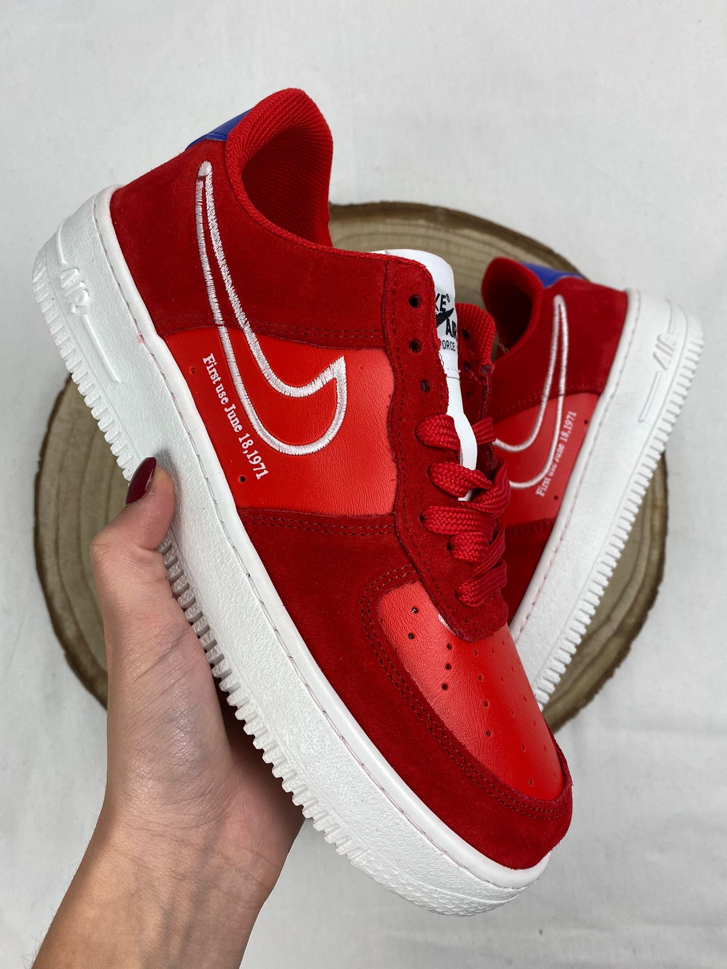 Nike Air Force Gret Red