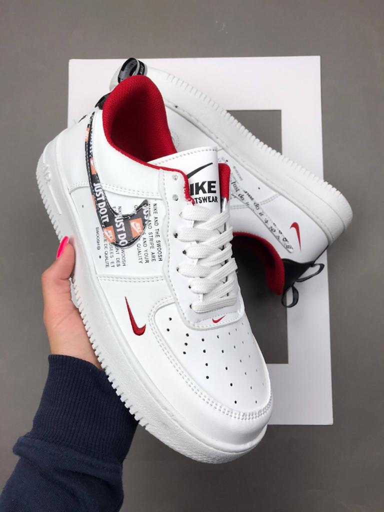 Nike Air Force 1 JDI White/red